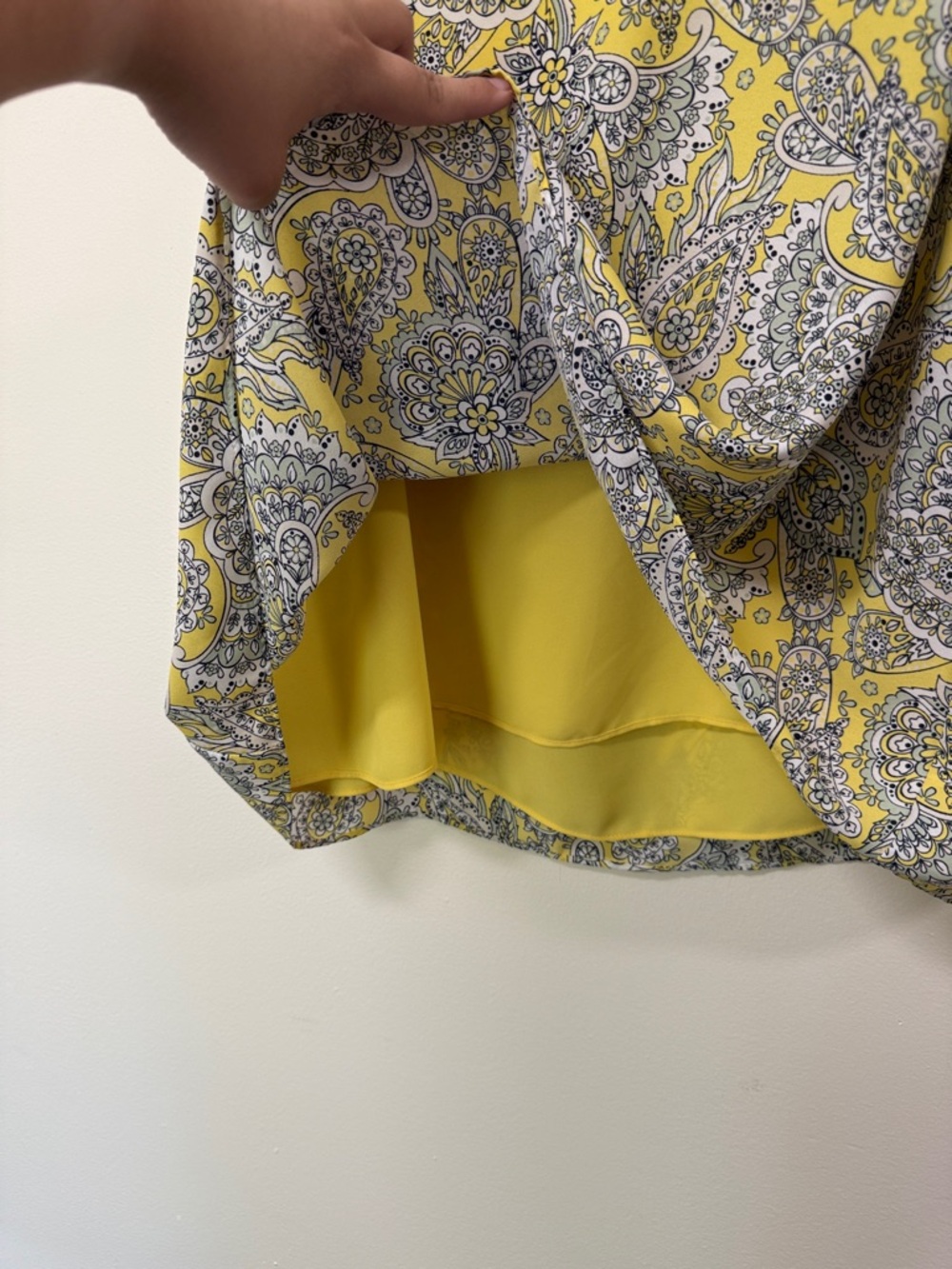 Cato Yellow Paisley Sleeveless Camisole - Picture 5 of 5